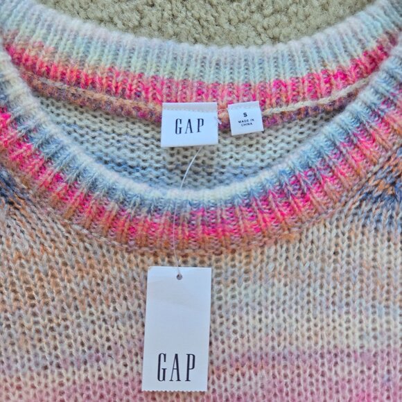 NWT Gap Forever Cozy Pink Spacedye Tunic Sweater - Picture 2 of 9